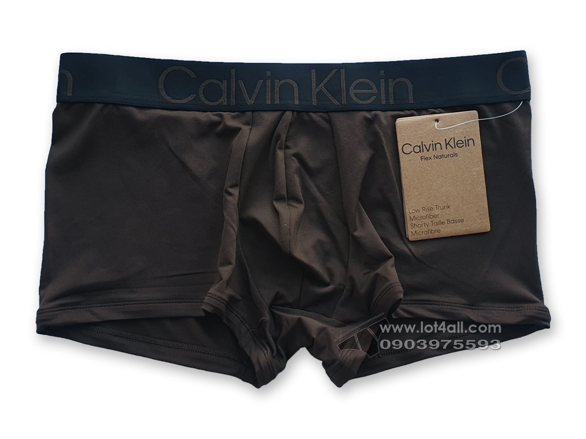 Quần lót nam Calvin Klein NB3112 Flex Natural Micro Low Rise Trunk Woodland