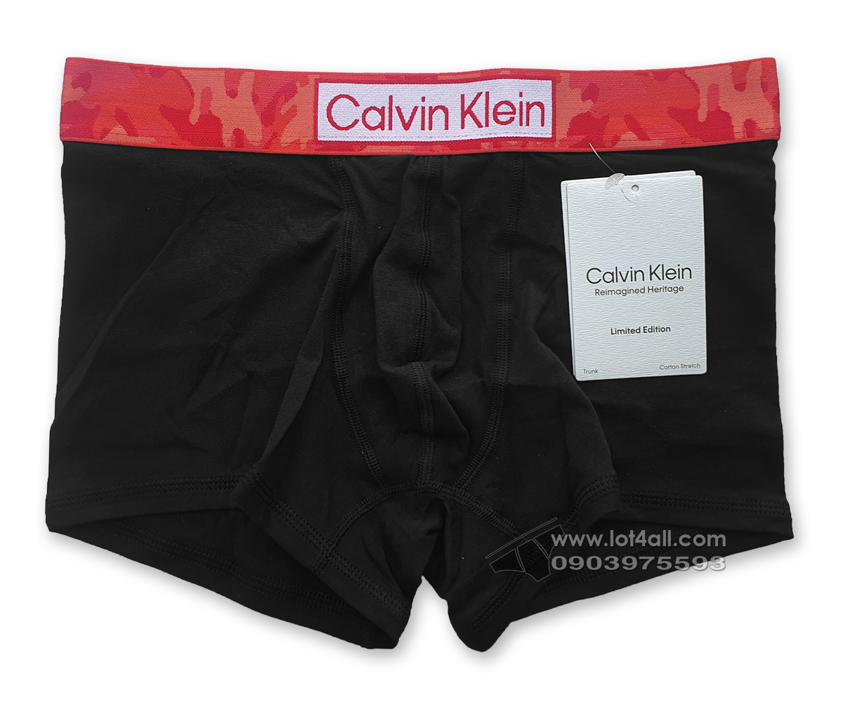 Quần lót Calvin Klein NB3140 Reimagined Heritage Camo Trunk Black