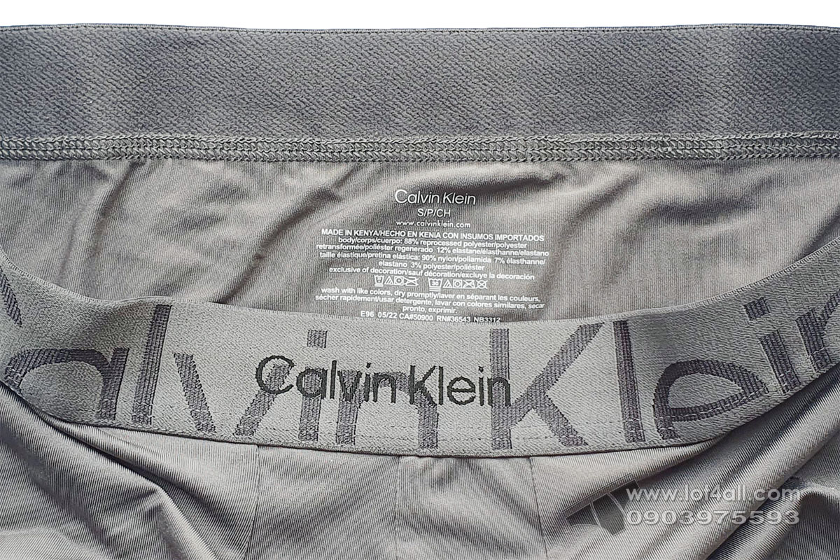 Quần lót Calvin Klein NB3312 Embossed Icon Micro Low Rise Trunk Grey Sky