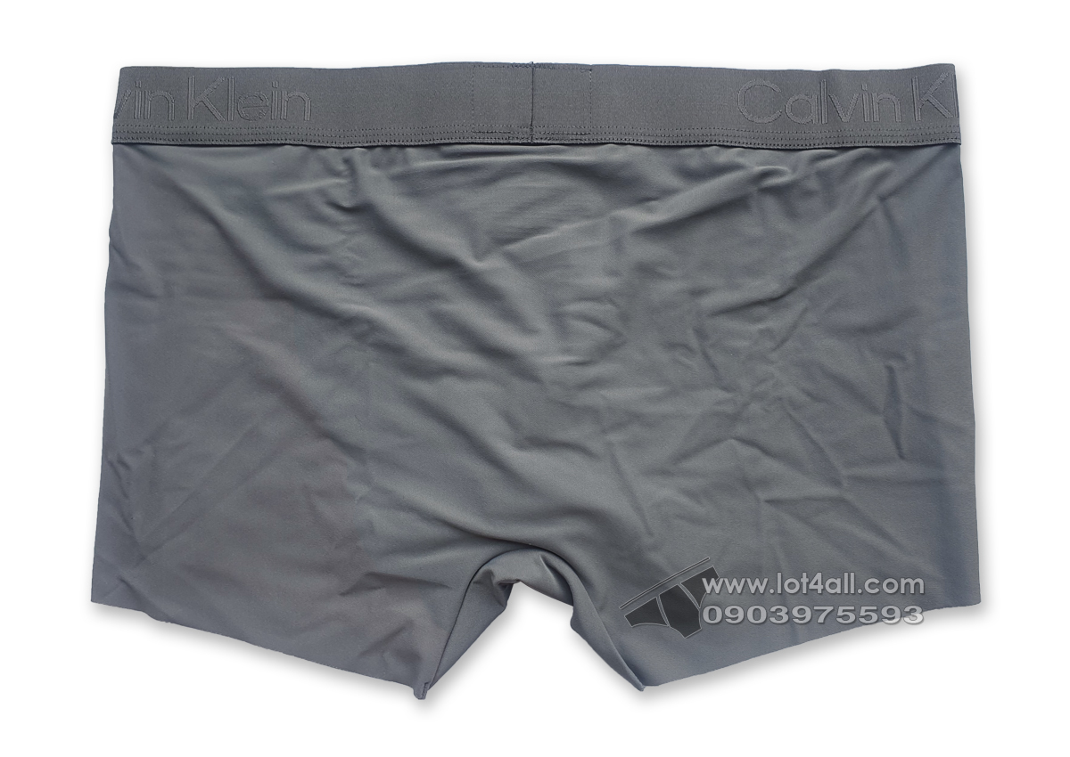 Quần lót Calvin Klein NB3634 CK Black Micro Low Rise Trunk Grey Sky