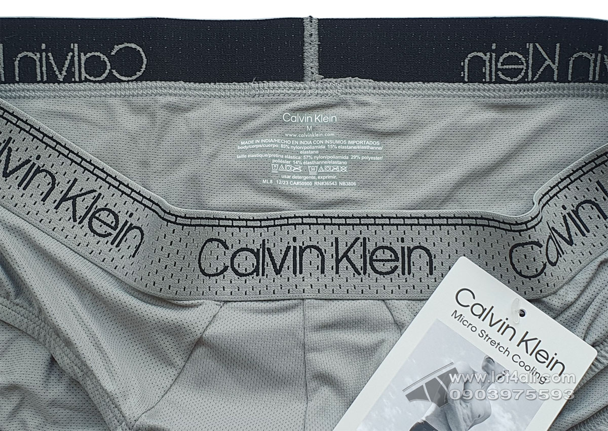 Quần lót nam Calvin Klein NB3806 Micro Stretch Cooling Hip Brief Griffin