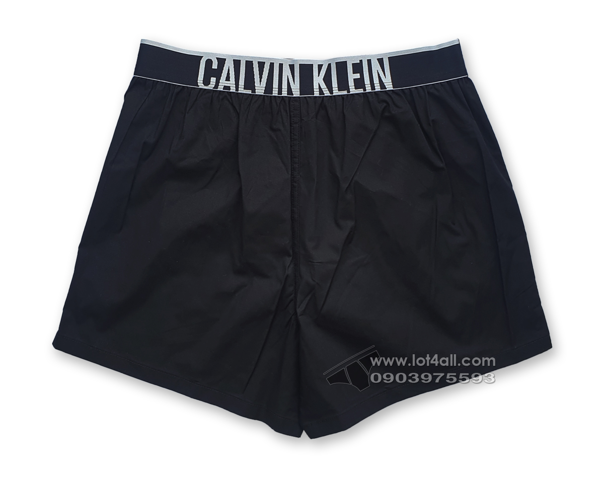 Quần boxer nam Calvin Klein NM2573 Intense Power Lounge Slim Woven Boxer Black