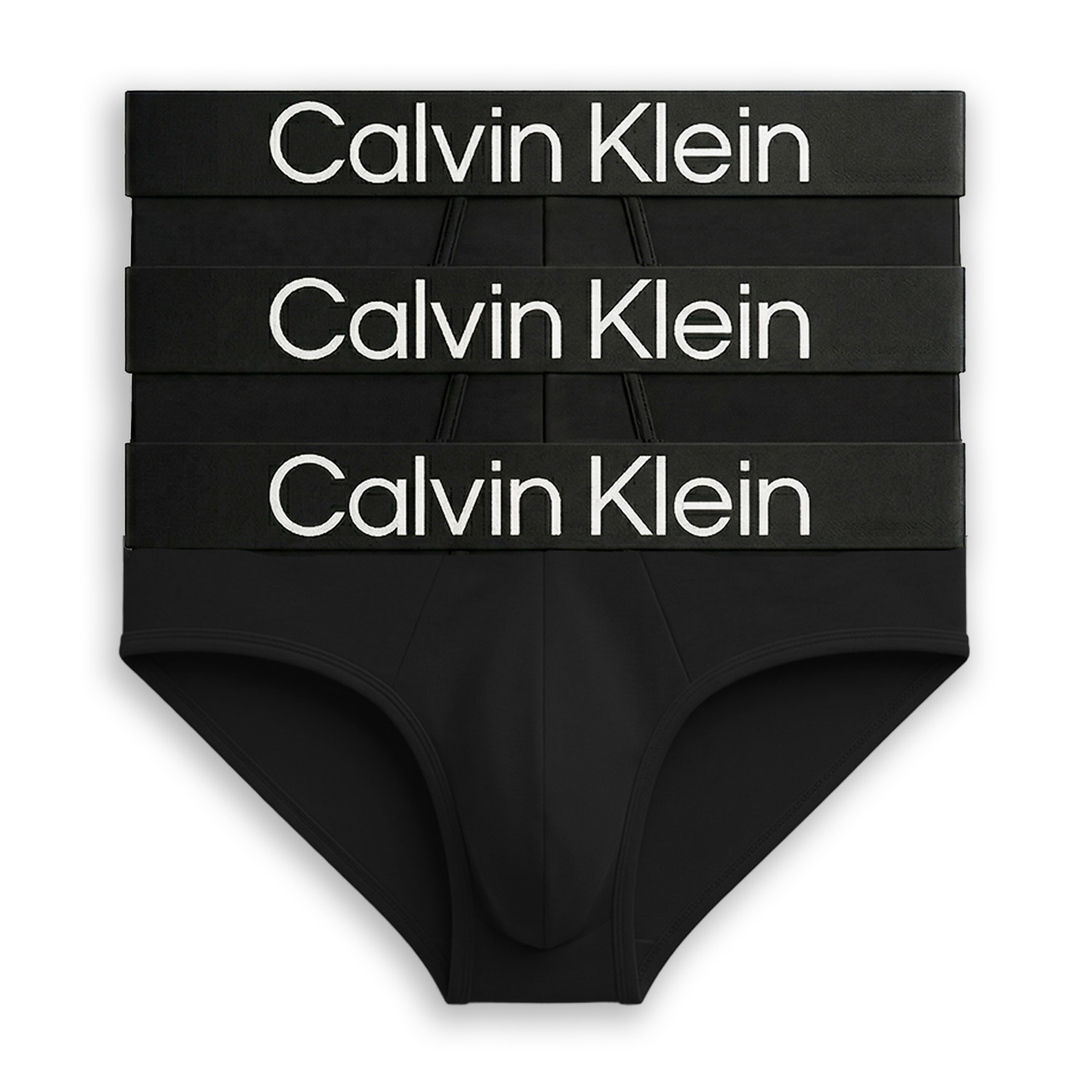 Quần lót nam CK NP2606O Microfiber Stretch Hip Brief 3-pack Black