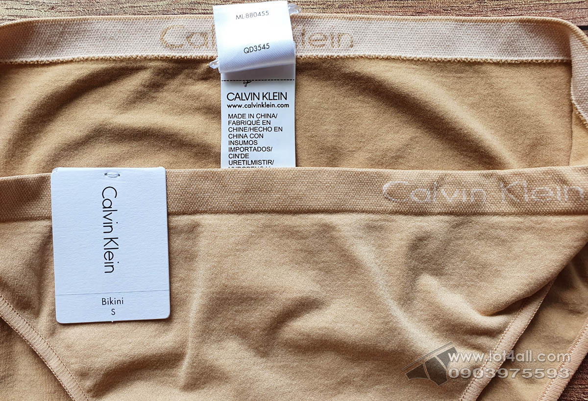 Quần lót nữ Calvin Klein QD3545 Pure Seamless Bikini Bare Nude