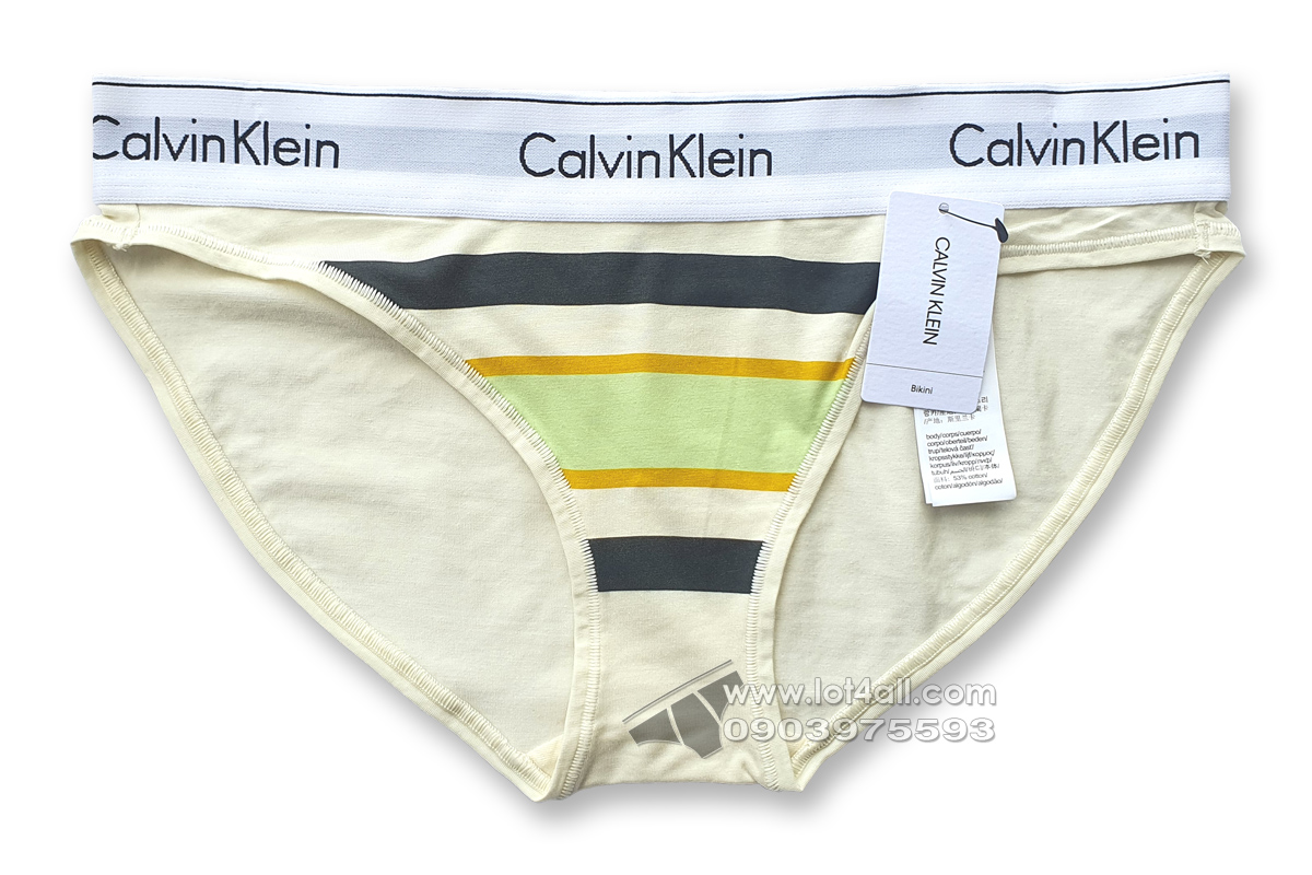 Quần lót nữ Calvin Klein QF5642 Modern Cotton Modal Bikini Multi Stripe