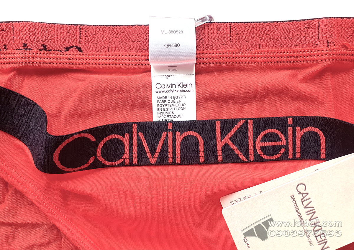 Quần lót nữ Calvin Klein QF6580 Reconsidered Comfort Bikini Punch Pink