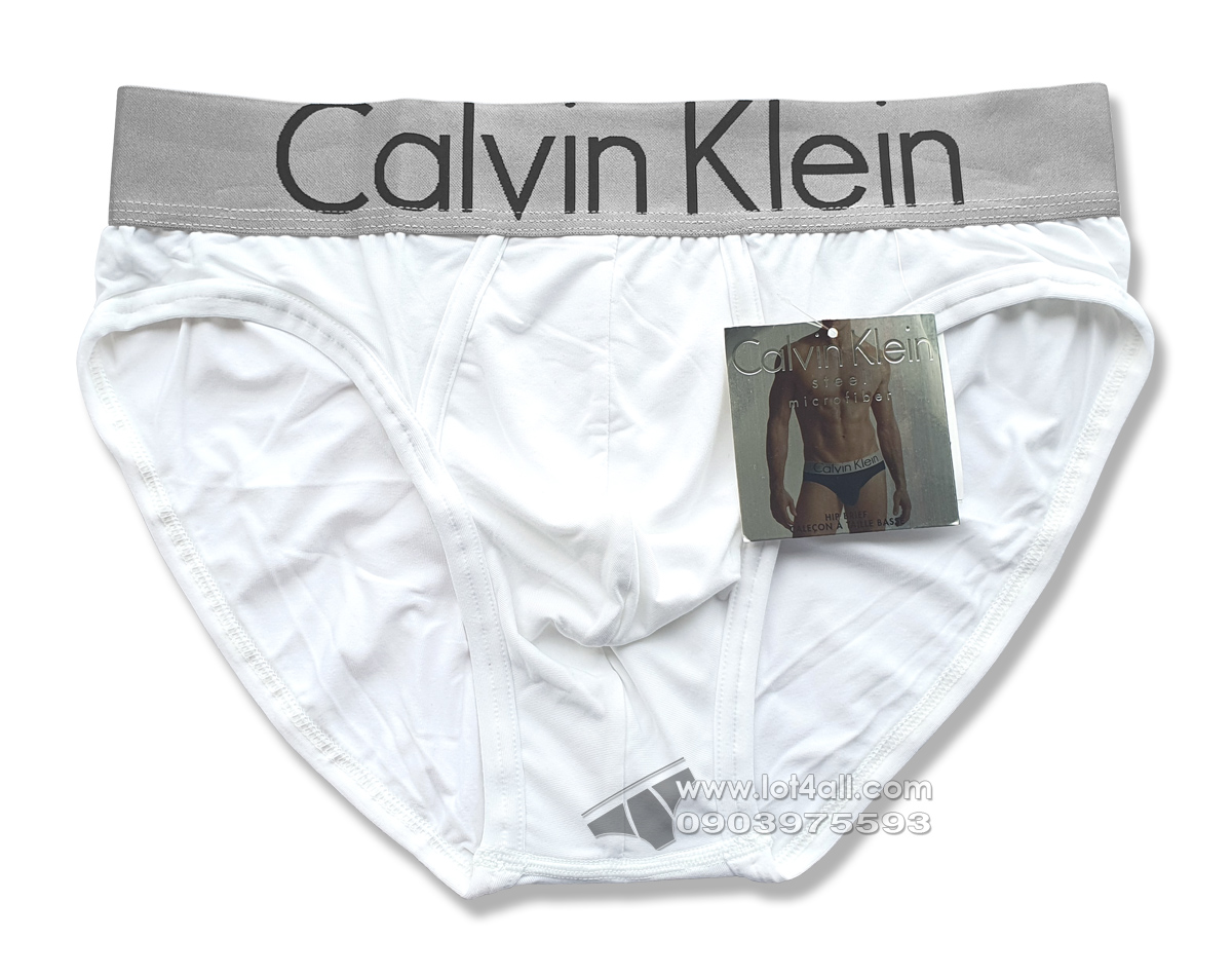 Quần lót Calvin Klein U2715 Steel Micro Hip Brief White