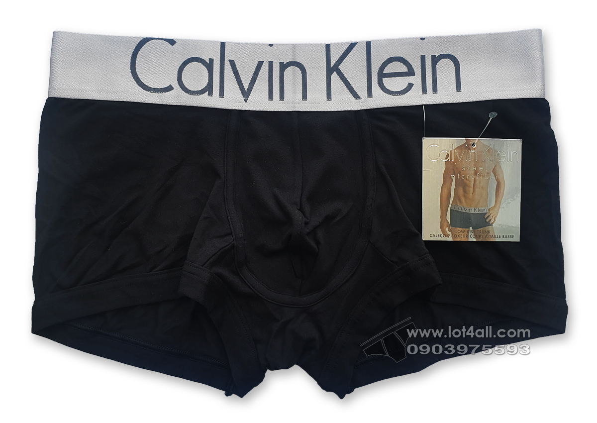 Quần lót Calvin Klein U2716 Steel Micro Low Rise trunk Black