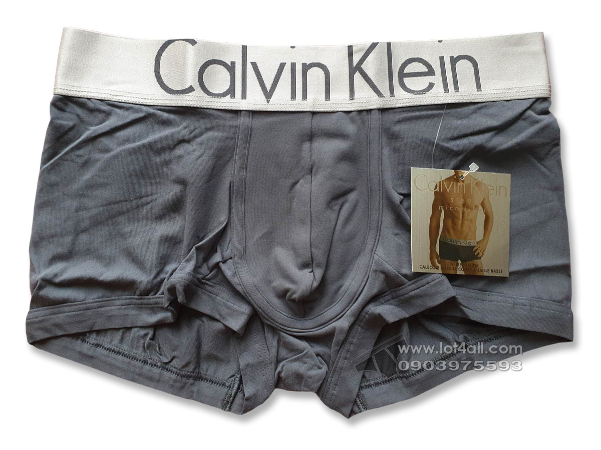 Quần lót nam Calvin Klein U2716 Steel Micro Low Rise Trunk Mink