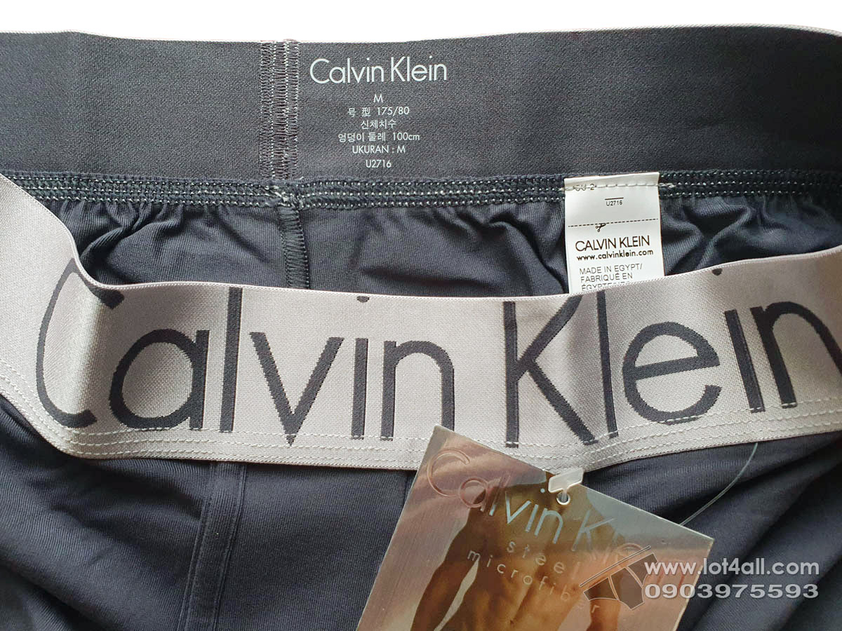 Quần lót nam Calvin Klein U2716 Steel Micro Low Rise Trunk Mink