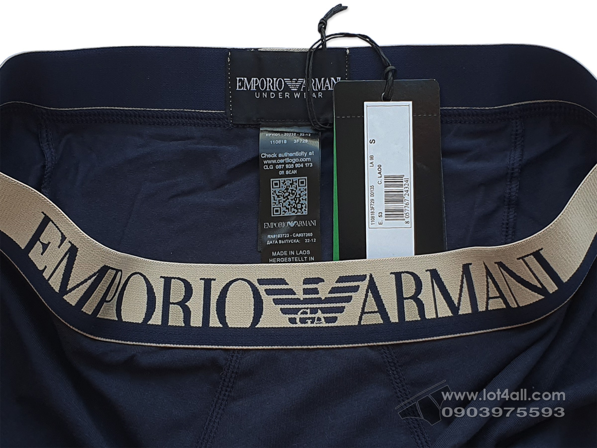 Quần lót nam Emporio Armani The New Icon Boxer Brief Marine