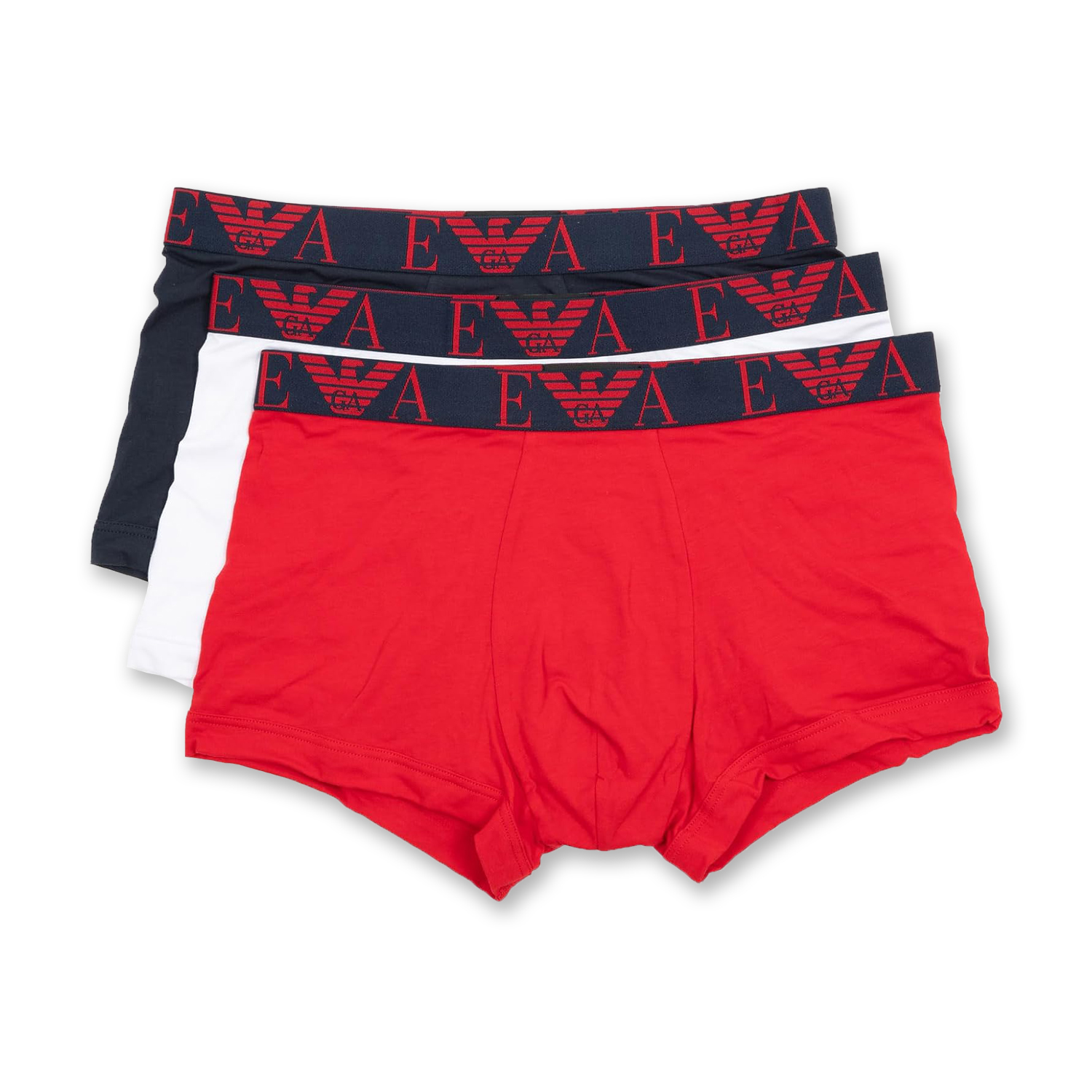 Quần lót nam Emporio Armani Bold Monogram Stretch Cotton Trunk 3-pack Multi