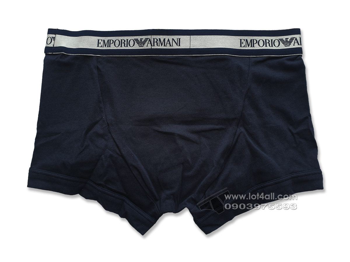 Quần lót nam Emporio Armani Shiny Logoband Trunk Marine