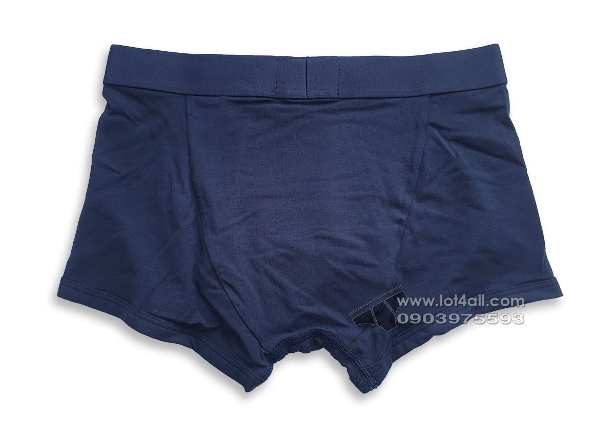 Quần lót nam Emporio Armani Rubber Pixel Logo Trunk Marine