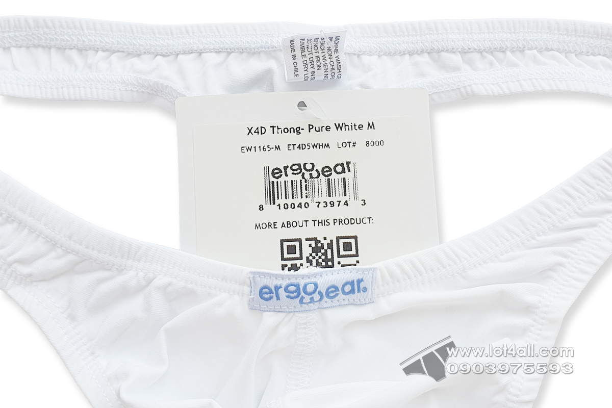 Quần lót nam Ergowear EW1165 X4D Thong White