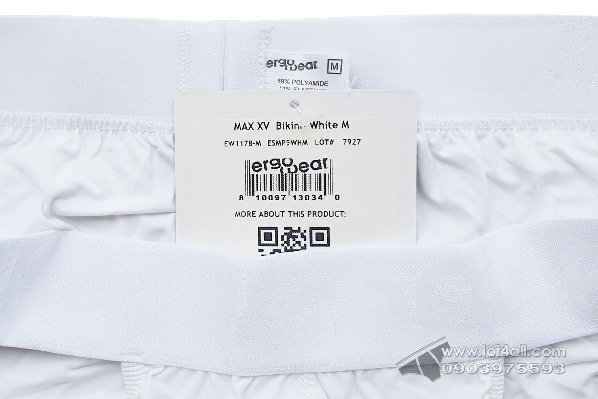 Quần lót nam Ergowear EW1178 MAX XV Bikini White