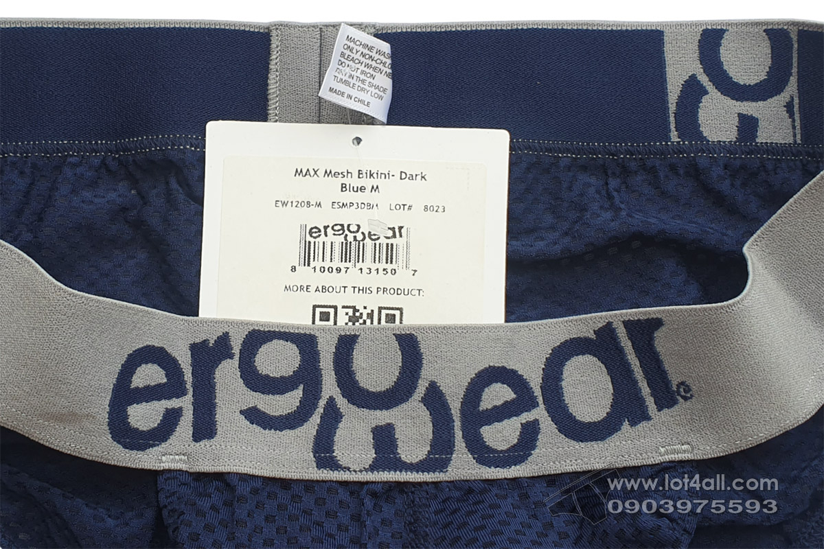 Quần lót nam Ergowear EW1208 MAX Mesh Bikini Dark Blue