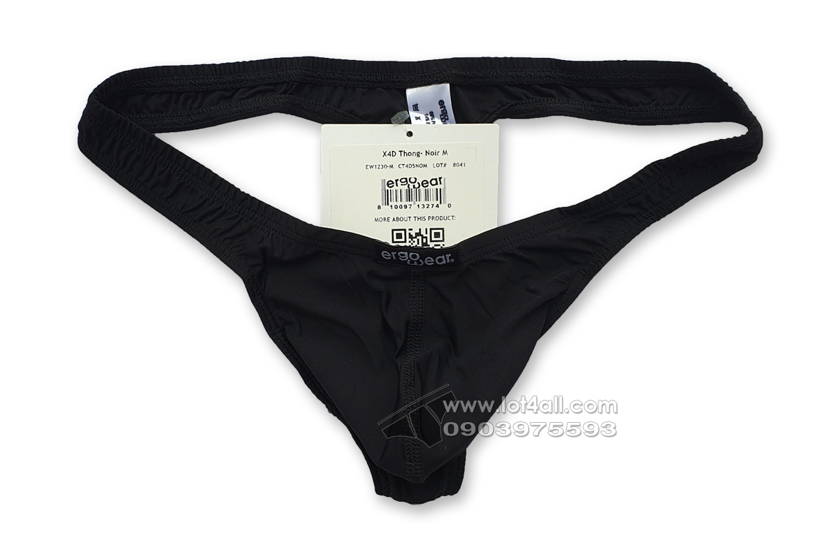 Quần lót nam ErgoWear EW1230 X4D Thong Black