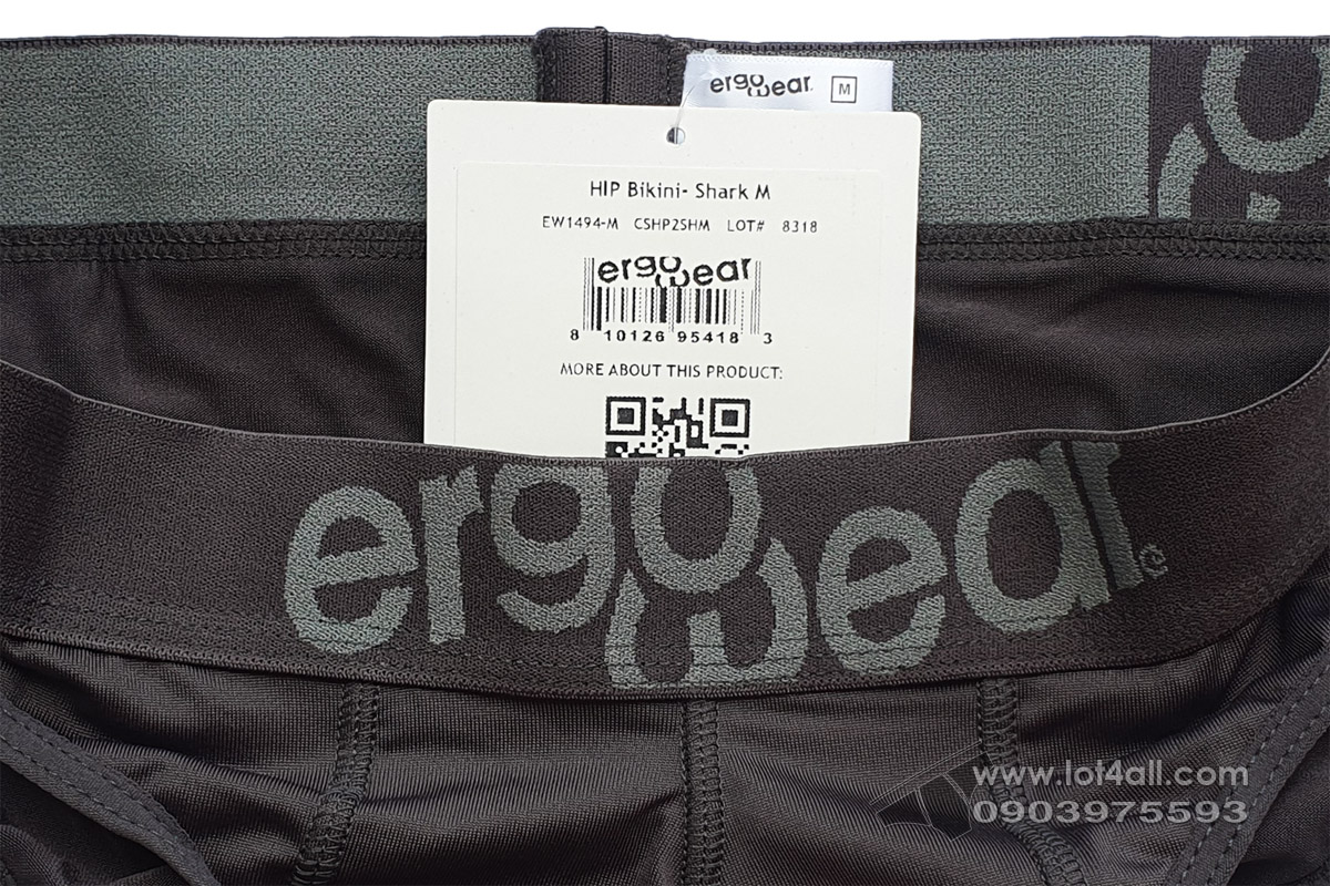 Quần lót nam Ergowear EW1494 HIP Brief Dark Gray