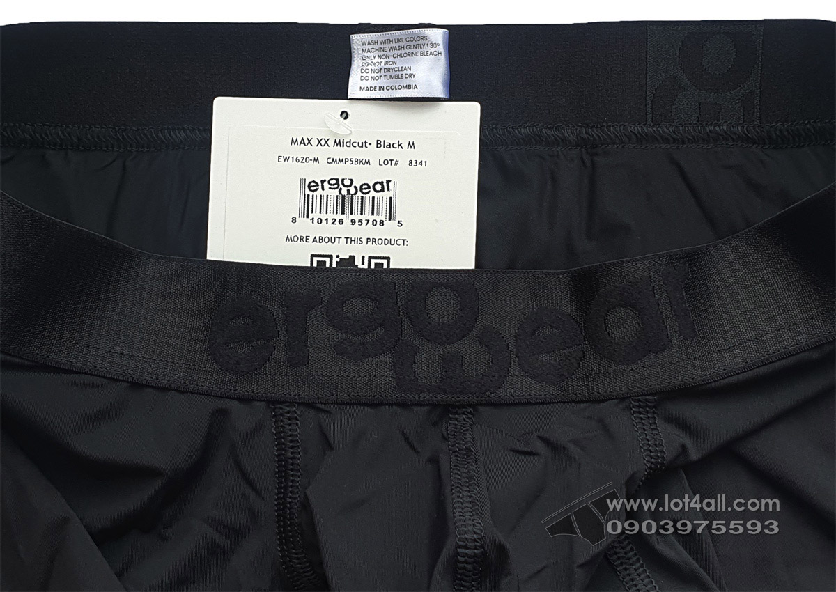 Quần lót nam Ergowear EW01620 MAX XX Boxer Brief Black