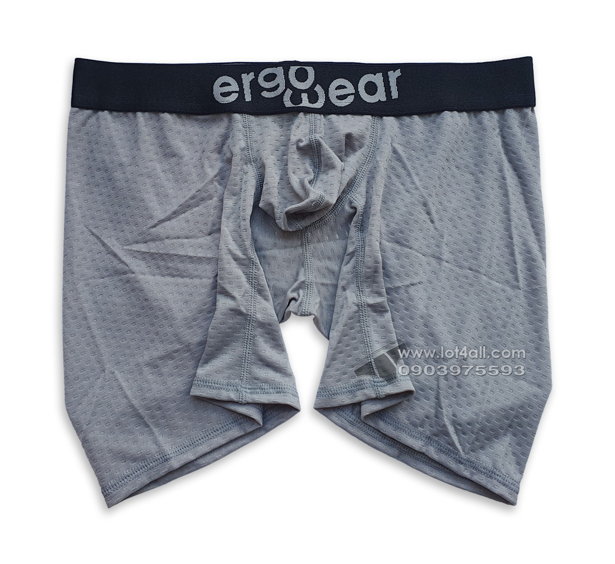 Quần lót nam Ergowear EW1685 MAX FLOW Boxer Brief Gray