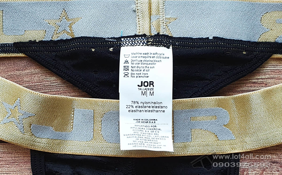 Quần lót nam JOR 0936 Charles Thong Black