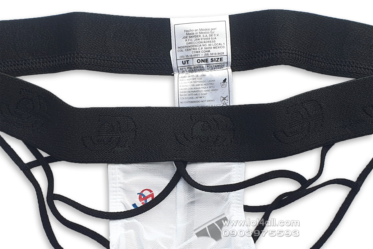 Quần lót nam Joe Snyder JS24 Spider Jockstrap White Mesh