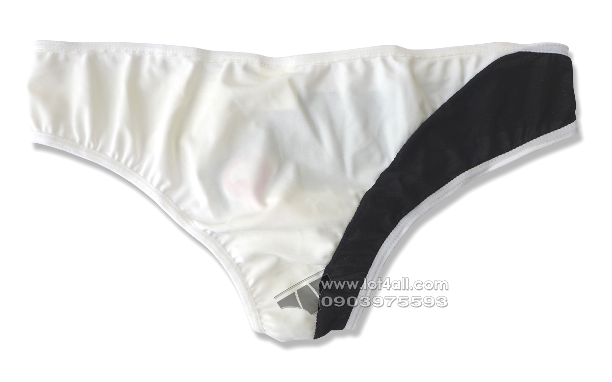 Quần lót nam PetitQ PQ160103 Mercy Bikini White-Black