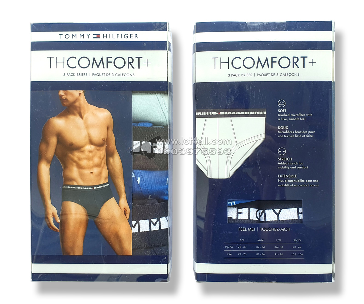Quần lót nam Tommy Hilfiger Comfort+ Brief 3-pack Multi
