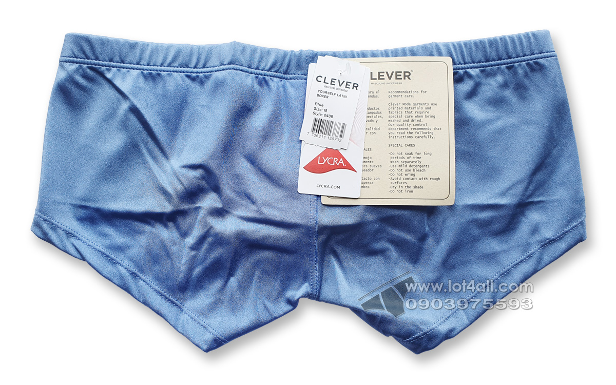 Quần lót nam Clever 0408 Yourself Trunk Blue