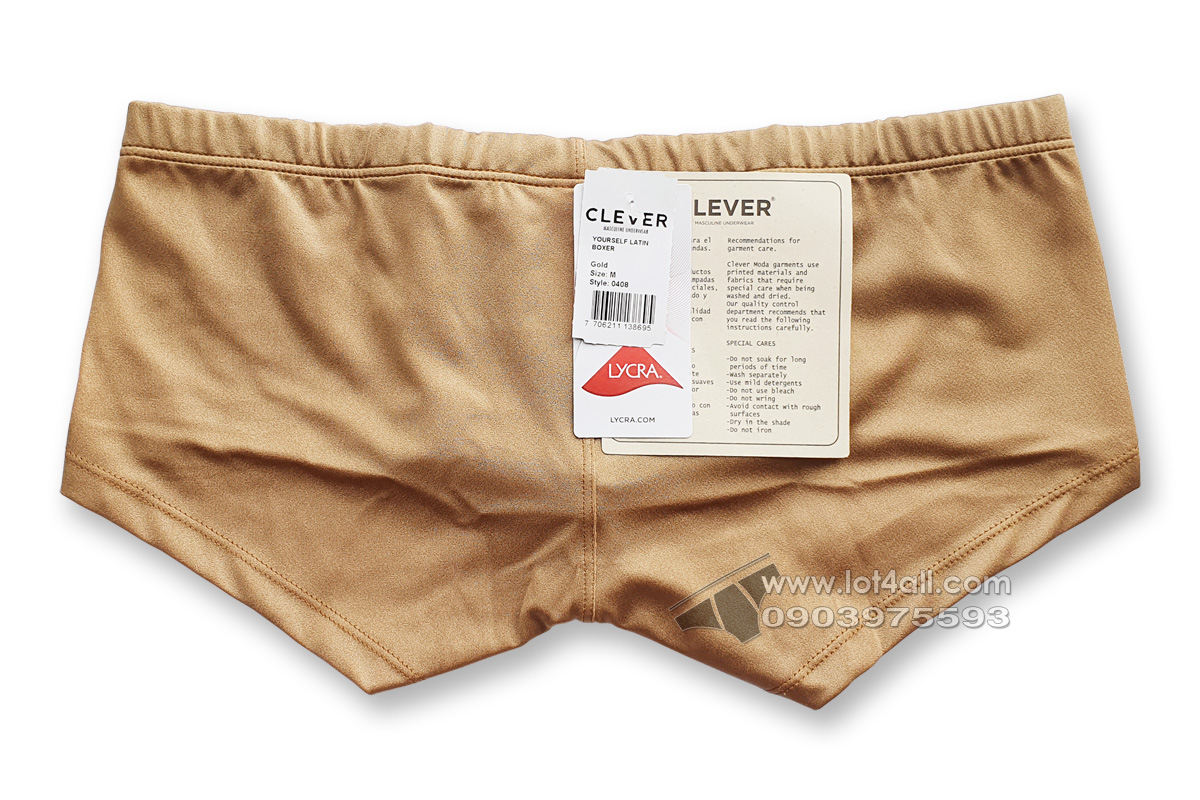 Quần lót nam Clever 0408 Yourself Trunk Gold