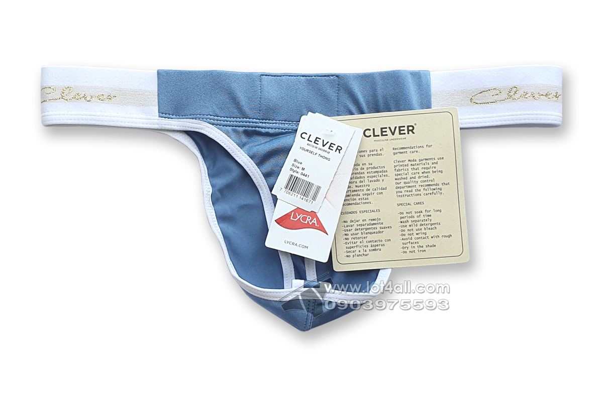 Quần lót nam Clever 0441 Yourself Thong Blue
