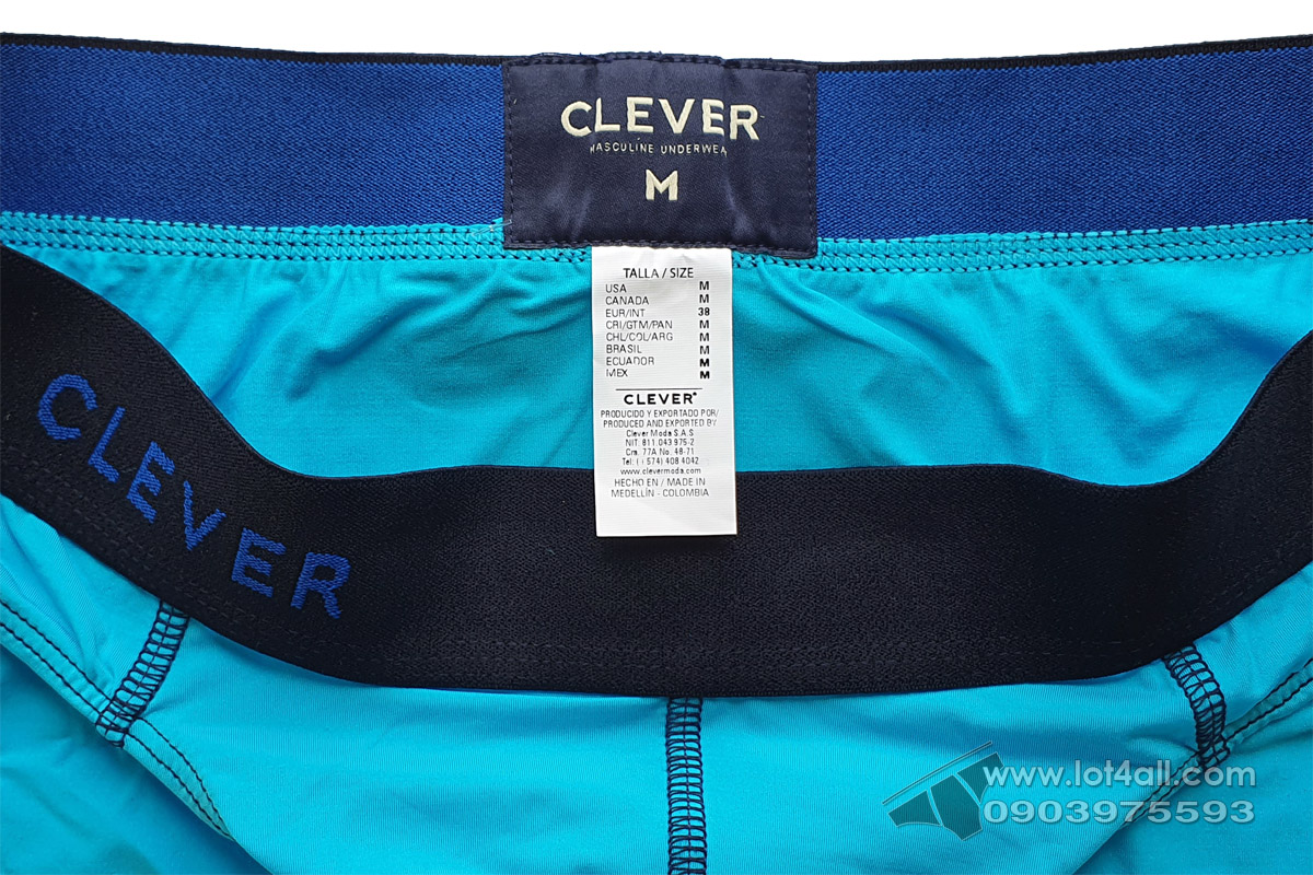 Quần lót nam Clever 0798 Techniques Brief Blue
