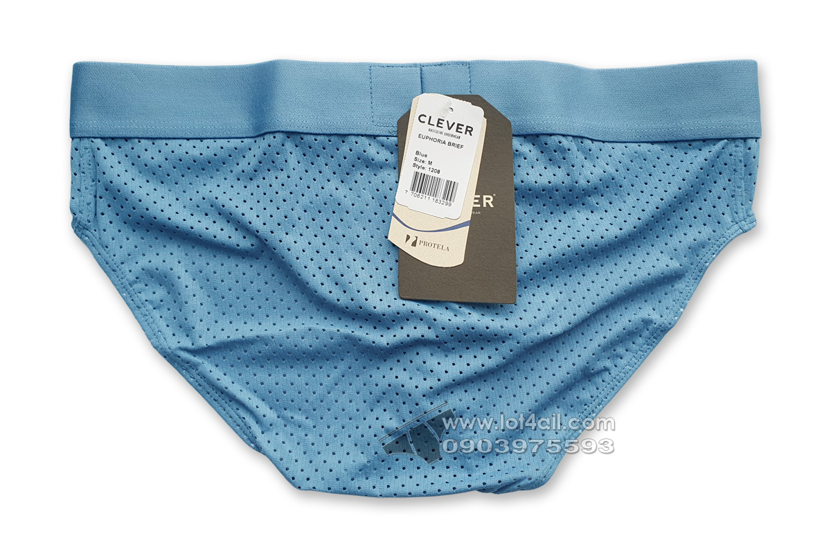 Quần lót nam Clever 1208 Euphoria Brief Blue