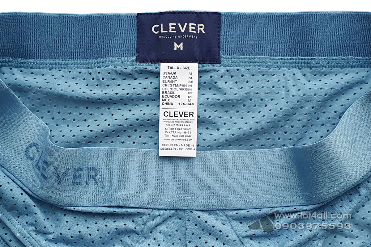 Quần lót nam Clever 1208 Euphoria Brief Blue