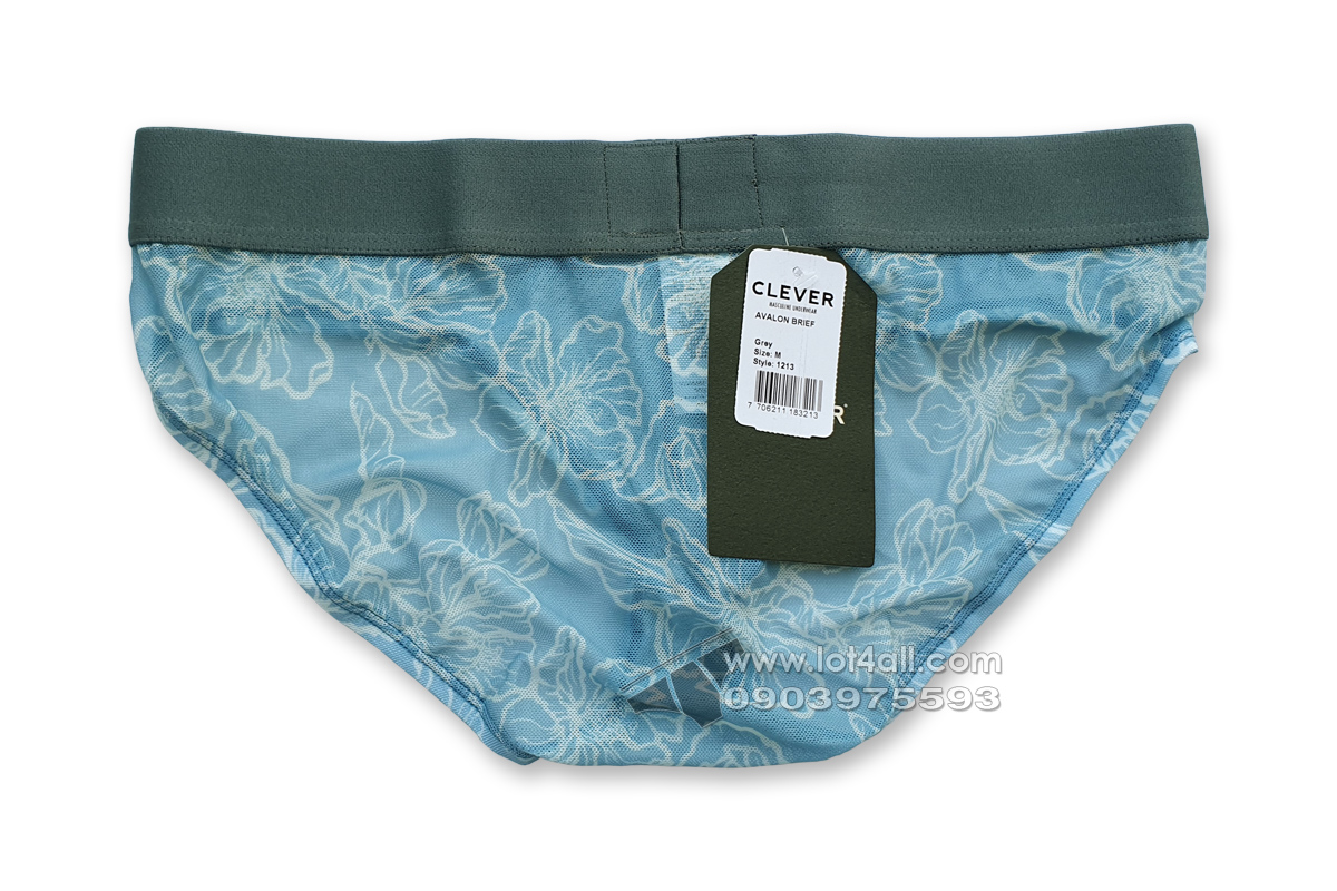 Quần lót nam Clever 1213 Avalon Brief Gray