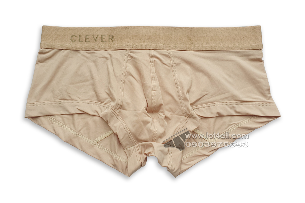 Quần lót nam Clever 1306 Tribe Trunk Beige