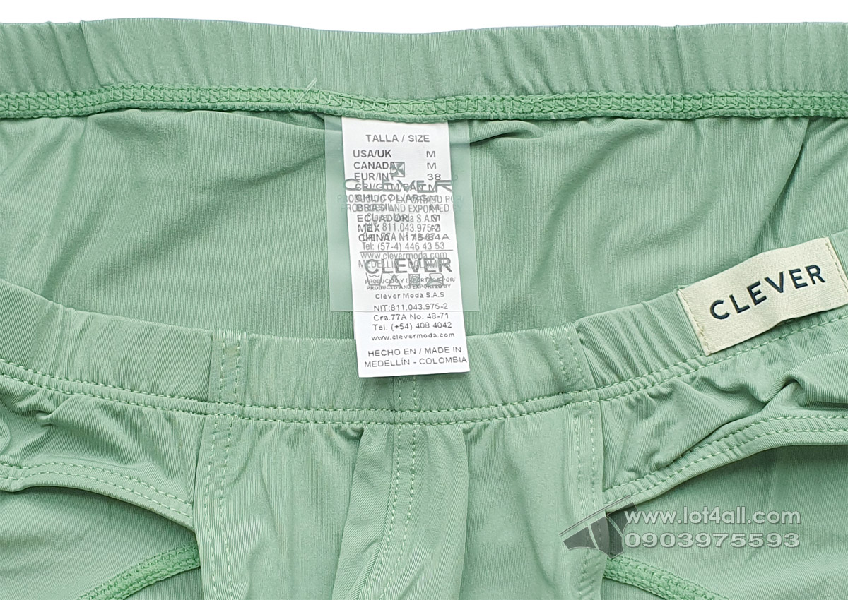 Quần lót nam Clever 1308 Tribe Brief Green