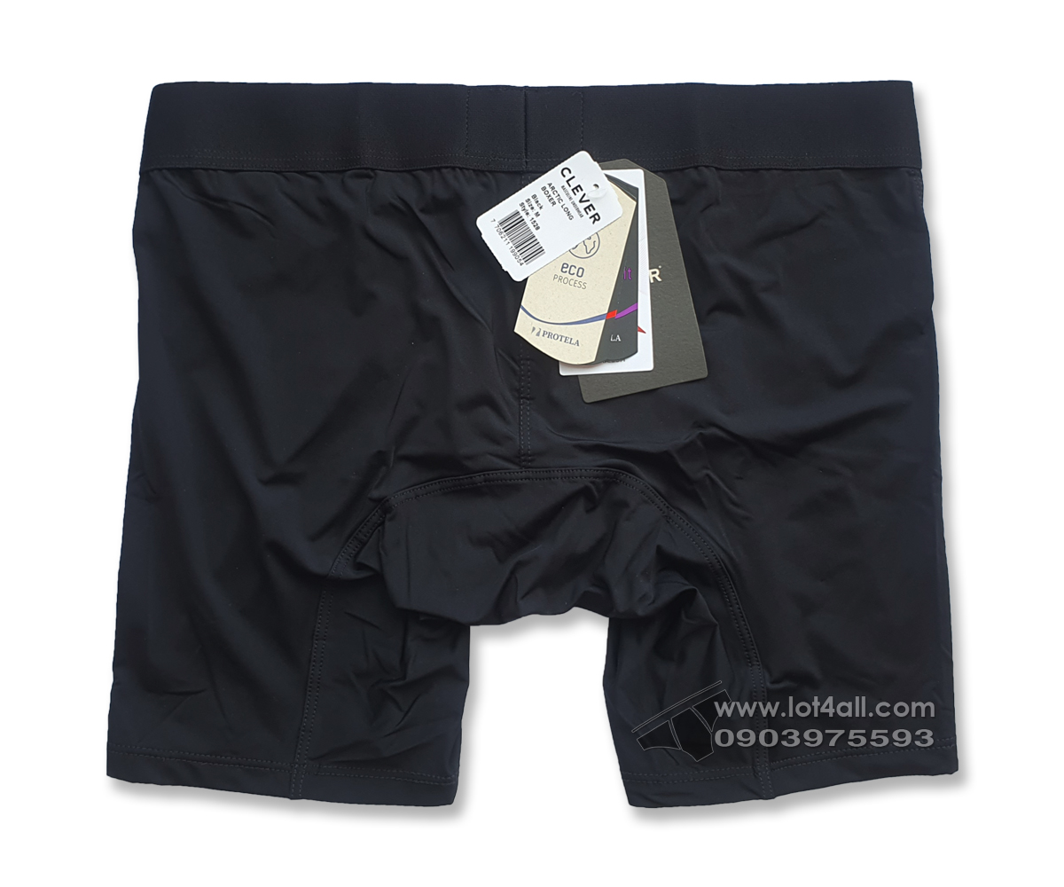 Quần lót nam Clever 1528 Arctic Boxer Brief Black