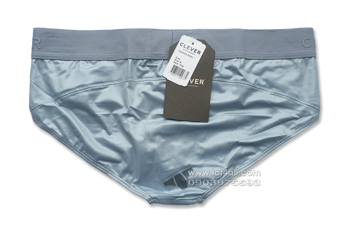 Quần lót nam Clever 1534 Kraken Brief Grey