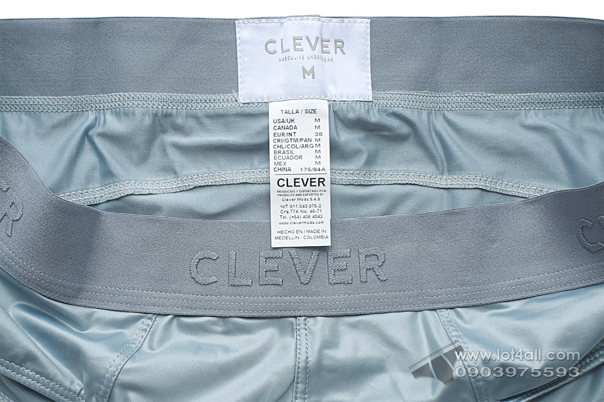 Quần lót nam Clever 1534 Kraken Brief Grey