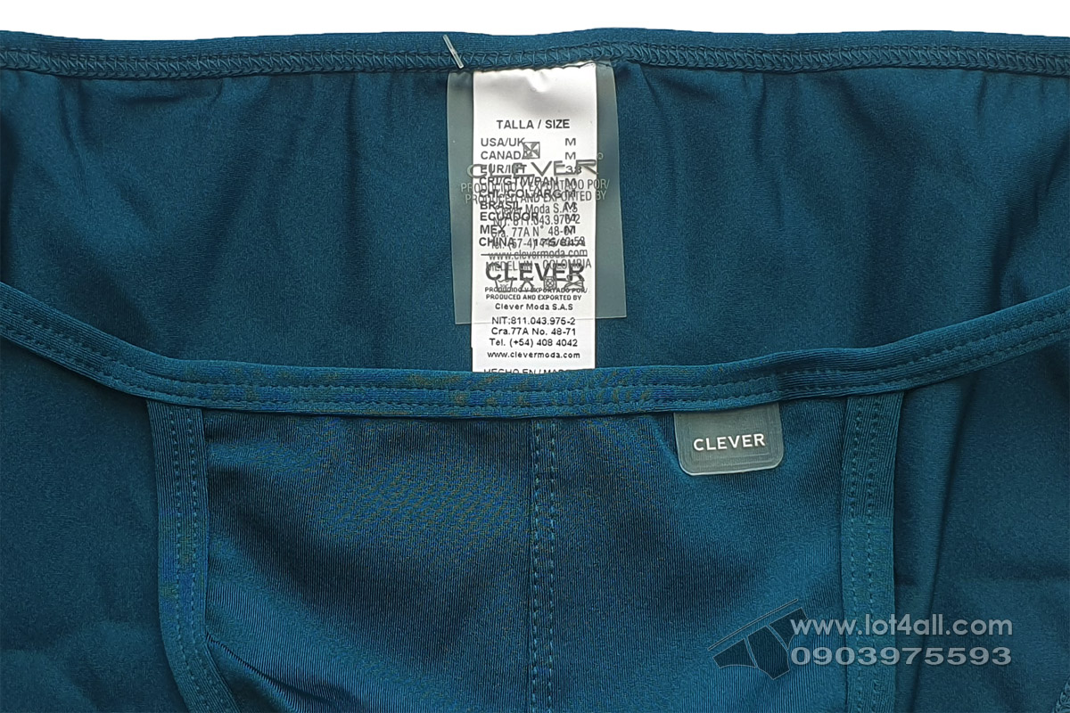 Quần lót nam Clever 1566 Destellos Bikini Petrol Blue