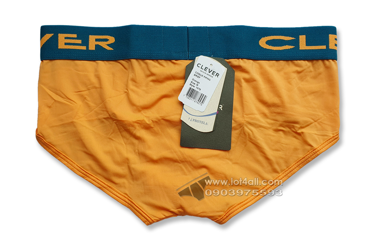 Quần lót nam Clever 1579 Coque Brief Orange