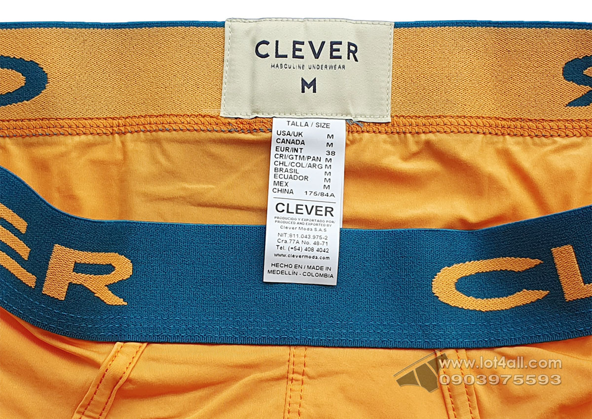 Quần lót nam Clever 1579 Coque Brief Orange