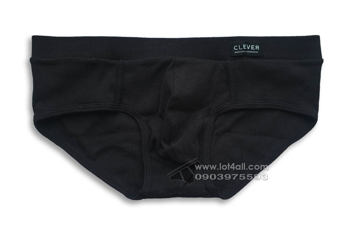 Quần lót nam Clever 1605 Spirit Brief Black