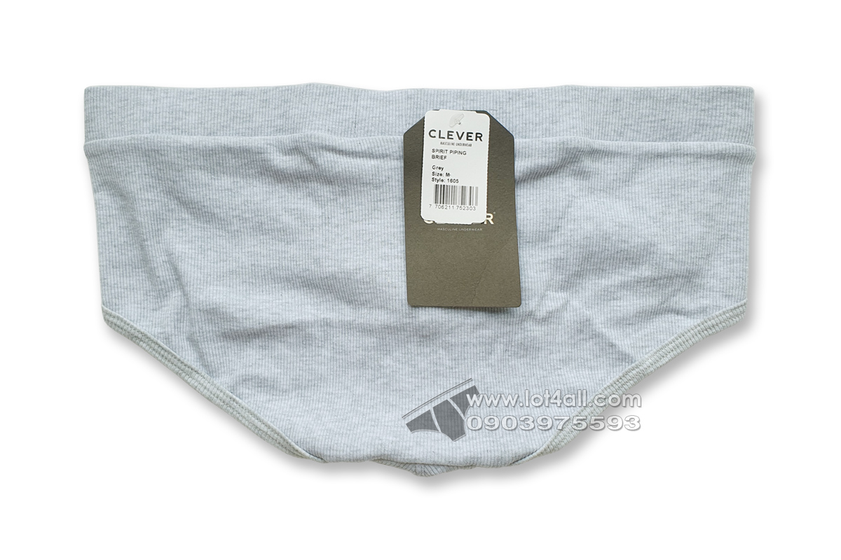 Quần lót nam Clever 1605 Spirit Brief Gray