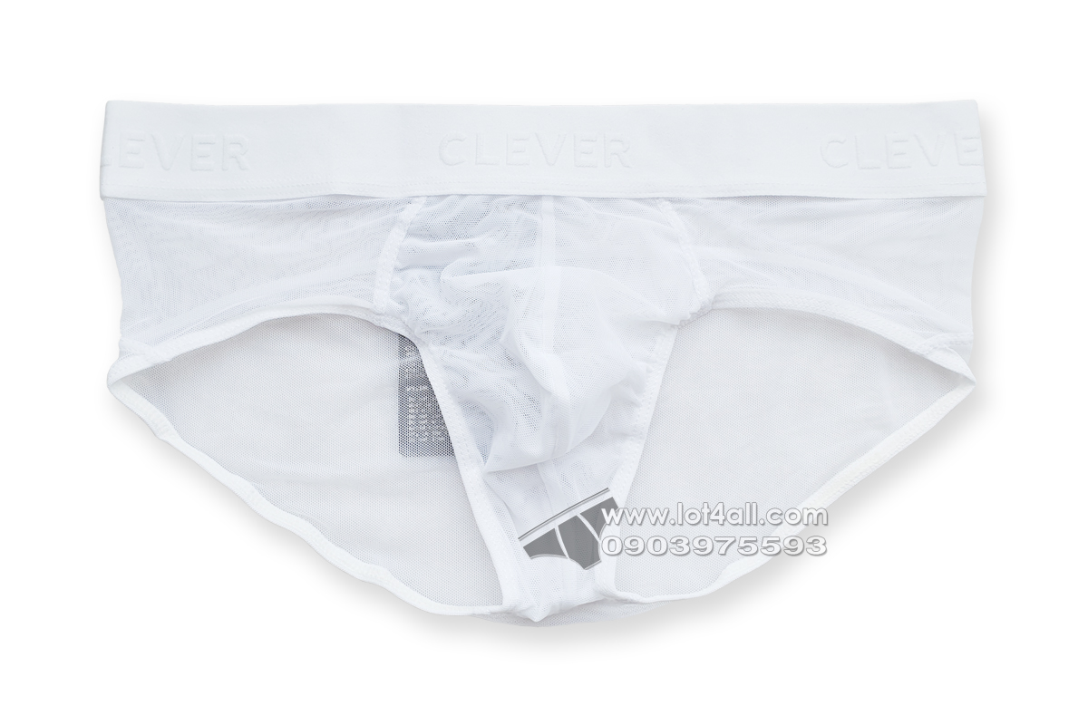 Quần lót nam Clever 1626 Yin Yang Brief White