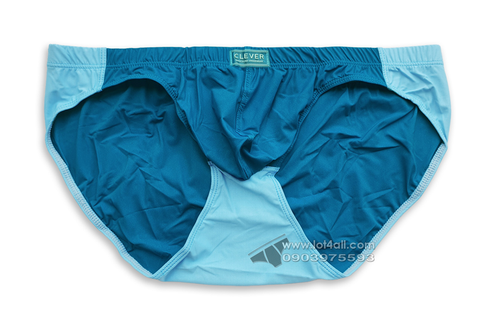 Quần lót nam Clever 1681 Two-Tone Bikini Blue