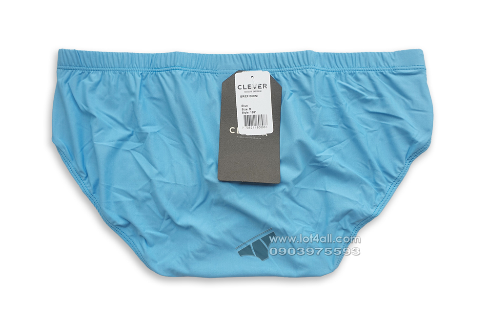 Quần lót nam Clever 1681 Two-Tone Bikini Blue