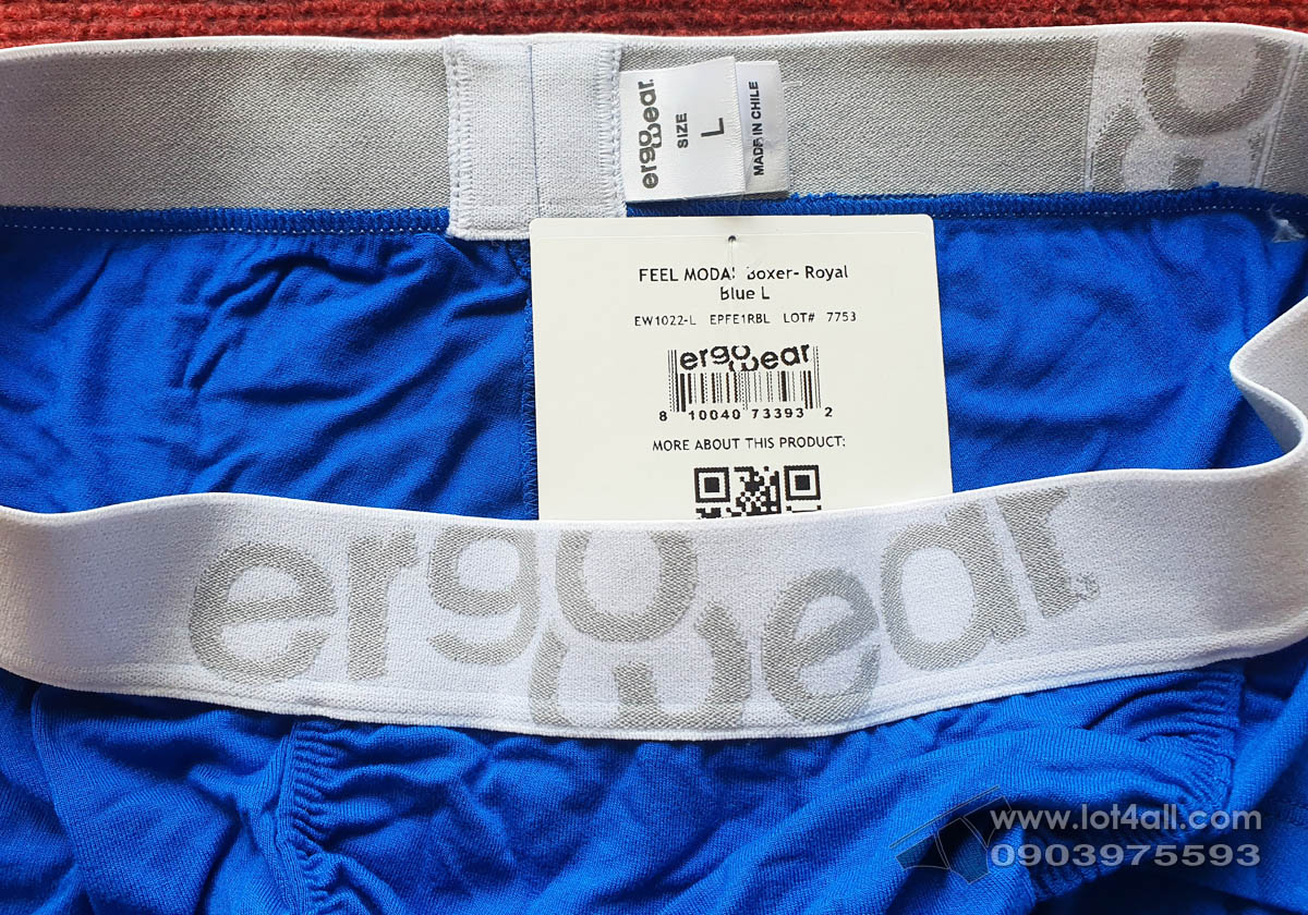 Quần lót nam Ergowear EW1022 FEEL Modal Trunk Royal Blue